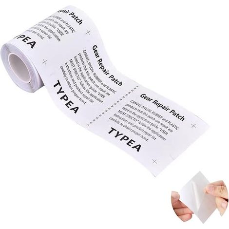 Kit de reparación de parches de TPU para piscinas，rollo de 1,5 metros，parche de vinilo autoadhesivo，Adecuado para colchones de aire (1/5)