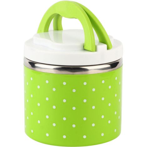 1 Layer Stainless Steel Insulation Thermo Thermal Lunch Box Food Container Hot