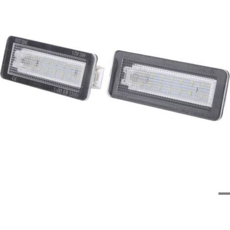 Eclairage Plaque Immatriculation - LED Blanc - 8-30 V - Pour Smart Fortwo W450 W451 W453 - Paire (1/4)
