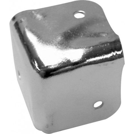 HQ POWER VDAC21 COIN DE PROTECTION POUR ENCEINTES, BLANC MÉTALLIQUE, 38 X 38MM X 90°