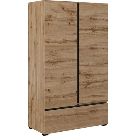 Armario pequeño 2 puertas 1 cajón Lilia Madera (1/4)