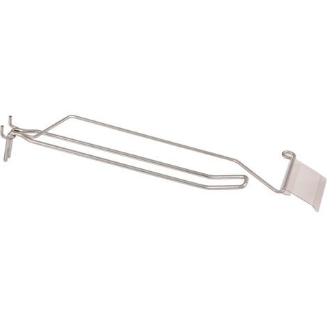 Gancio Doppio Per Pannelli Forati Cm.30 - 20 Pz (1/2)