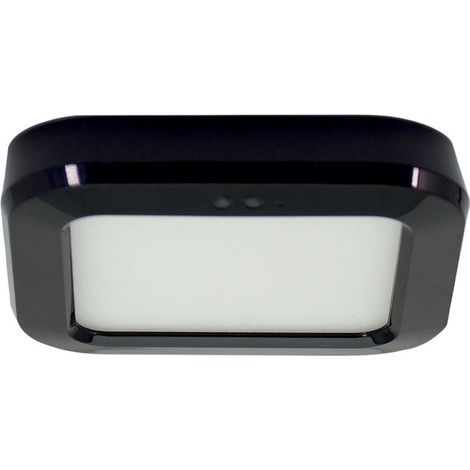 Spot LED noir 1.2W, 80 lm, 3000K, interrupteur infrarouge, recheargable, intensité variable, aimant à coller - Tibelec (1/4)