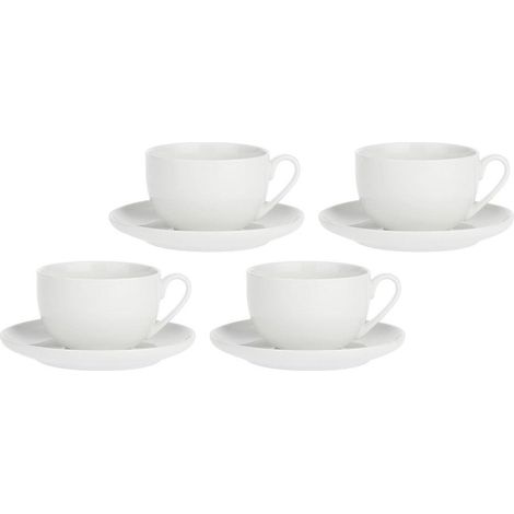 La Porcellana Bianca Corte set di 4 tazze bianche 250 ml (1/3)