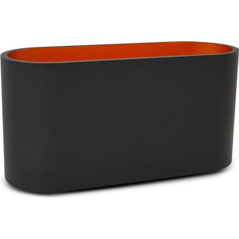 miidex Applique Murale Energetica Nera Dorata 16 cm (1/5)