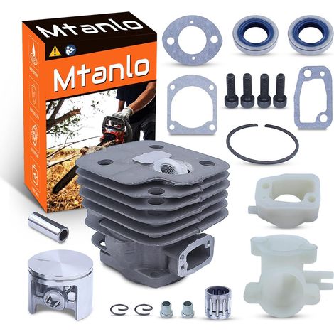Kit de vis pour piston et cylindre BIG BORE 52MM pour tronçonneuse Husqvarna 61 268 272 272XP, cylindre, vis de montage, piston, axe, segment, circlip, roulement à aiguilles, joint d'huile (1/5)