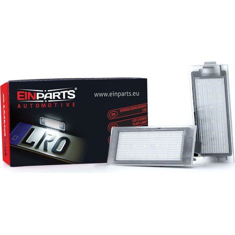 Luci targa a LED 6000K Bianco freddo 12V CANBUS per Renault Clio Megane Laguna Twingo Master Trafic (1/5)
