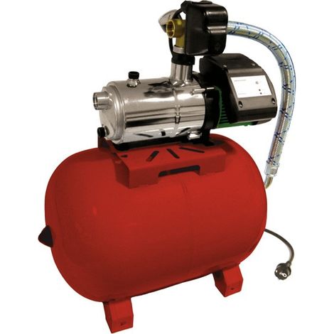 Pompesguinardloisirs – Groupe hydrophore automatique 100L – Puissance 0,75 CV – Pression nominale 3 bars – Corps inox pour usage intensif