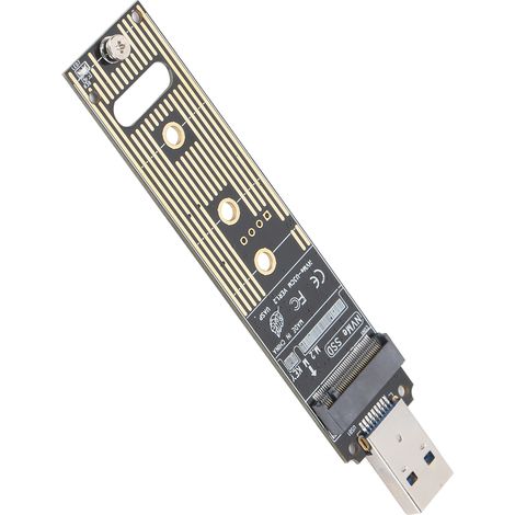 Adaptateur SSD NVMe M.2 vers USB 3.1, module convertisseur en ligne, composant électronique (1/5)