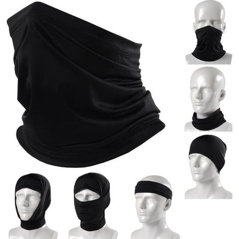 Cache-cou / cagoule de ski Noir (Taille unique) Noir M Cache-cou / cagoule de ski Noir (Taille unique) Noir M (1/5)
