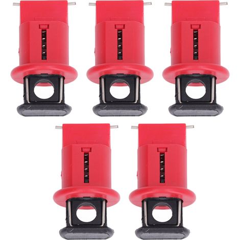 5Pcs Electrical Circuit Breaker Lockout Pin Outward Miniature Insulation Lock for Industrial Power Isolation Area