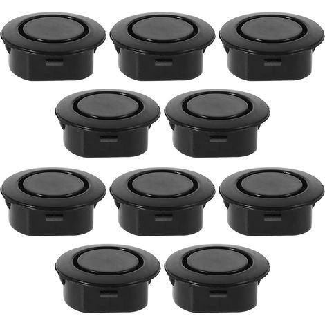 Lot de 10 Bouchons Universels Radar De Recul pour Pare-Chocs Et Arrière Cache Trou Radar De Recul pour Voiture Protection des Capteurs De Stationnement Accessoires Extérieurs (1/5)