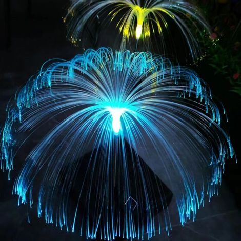 Solar garden light - Multicolor fiber optic light (1/5)