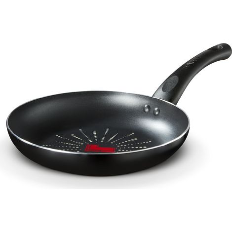 Tower T700303 SmartStart Classic 32cm Aluminium Frying Pan with Aeroglide Non-Stick Coating, Black (1/5)