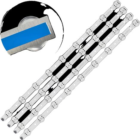 LED-Hintergrundbeleuchtungsstreifen, Länge 713 mm, 9 LEDs pro Streifen, 6 V Spannung, Kompatibel mit verschiedenen 65-Zoll-Fernsehern, (1/5)