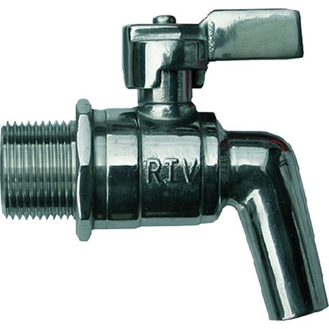 RUBINETTO A SFERA INOX CON LEVA 3/4