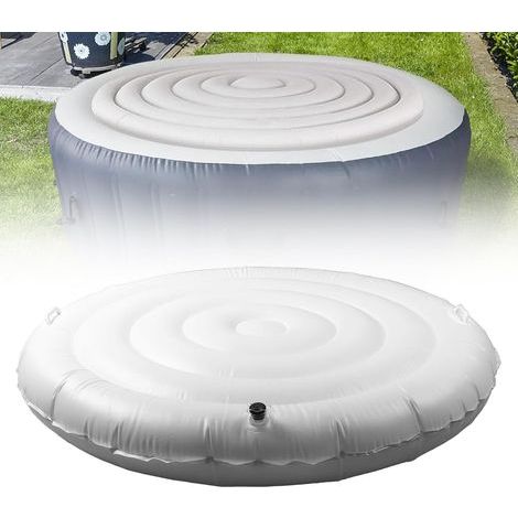 Couverture Gonflable de Spa, Couvercle Pliable à économie d'énergie, couvertures de Remplacement pour spas gonflables Ronds extérieurs (1/5)
