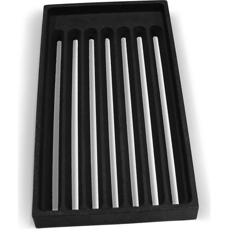 Grille à cendres pour poêles à cheminée – Fonte – Dimensions 270 x 160 x 30 mm – Encastrement parfait – Montage ultra-rapide – Kaminxpert