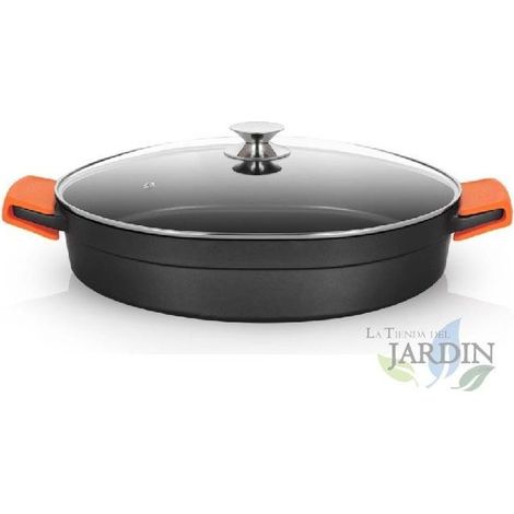 Cocotte basse en fonte d'aluminium Orbegozo induction complète Ø 40cm