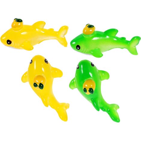 4 Pièces Figurines Miniatures de Baleines Résine Décorations pour Aquariums Accessoires de Micro Paysage Marin Ornements Ludiques pour Décor de Bureau (1/5)