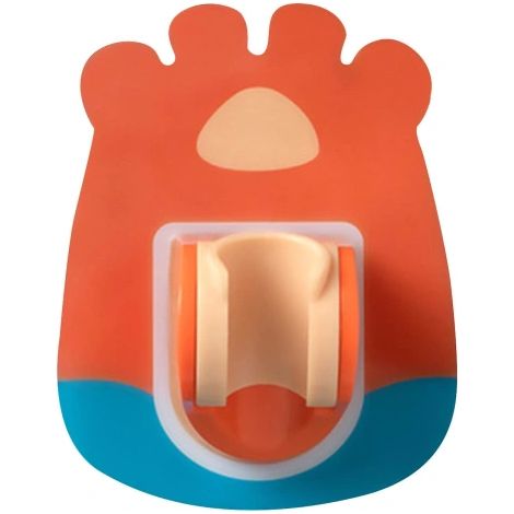 Support de douche mural multifonction cartoon mignon pour dortoir et maison (orange) (1/4)