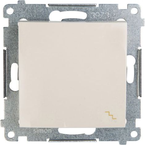 Interruptor de escalera Simon 54, conectores r谩pidos, color crema DW6.01/41