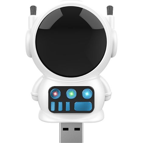 Ioniseur d air design astronaute purificateur à ions négatifs élimine les particules PM2 5 et le formaldéhyde pour air sain