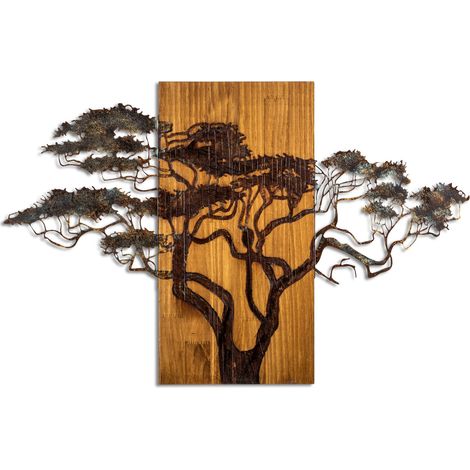 Accesorio decorativo de pared de madera Accessory Multicolor (1/5)