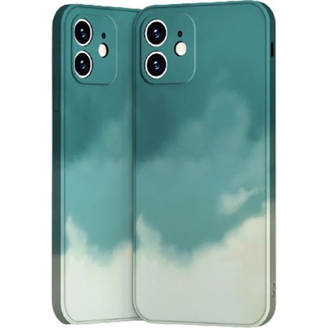 Coque Liquide En Silicone Pour iPhone - Protection Intégrale 360° - Antichute Et Antidérapante - Compatible iPhone X 11 12 12 Pro - Par Lot De 1 (1/5)