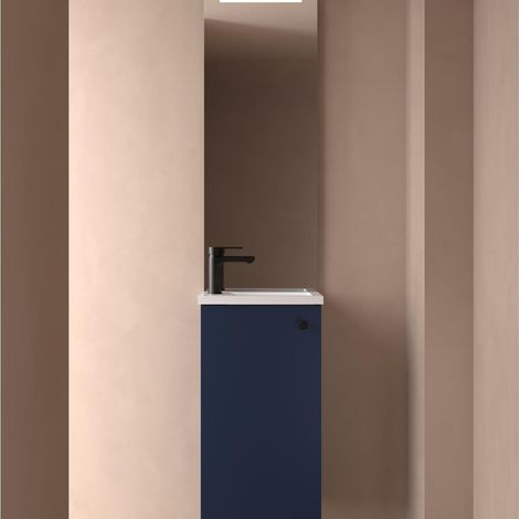 Meuble bain lave main suspendu NANO couleur largeur (1/5)