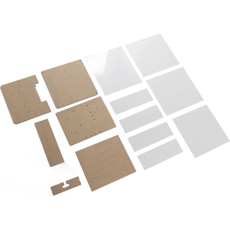Panneau d'étanchéité imprimante 3D compatible Voron 0.2, kit de protection en plastique pour chambre d'impression, joint d'isolation thermique, accessoire de fixation mural, couleur noire, taille stan (1/5)