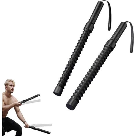 Ropeless Battle Ropes, 2 cordes lestées portables sans corde, entranement HIIT, exercices cardio et de musculation pour la maison et l'extérieur
