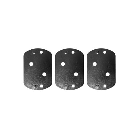 Hörmann Unterlegplatten-Set 3 Stk, Stärke 3 mm, zum Häherlegen des Auflaufbockes