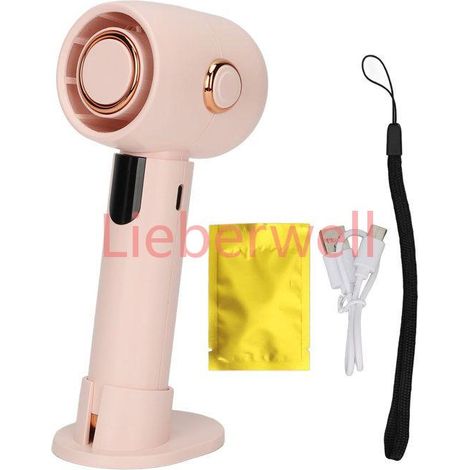 Ventilateur à turbine portatif , affichage numérique , Batterie 2000 mAh , 5 vitesses , Rechargeable USB (1/5)