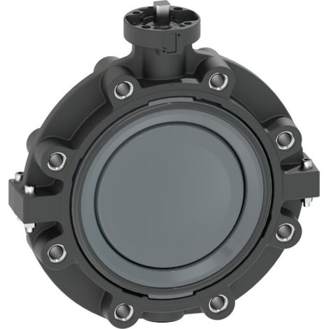 Absperrklappe 578 PVC-U/FKM d63DN50