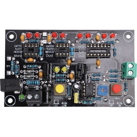 Module de test d'amplificateur opérationnel, testeur d'ampli OP, différentiel haute et basse vitesse pour expériences électroniques à puce unique et double canal Quad (1/5)