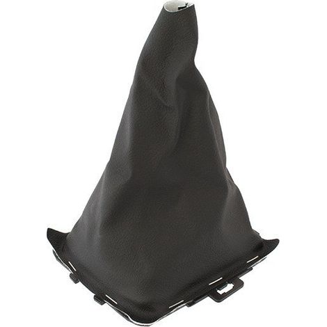 Pomello del cambio con cuffia e cornice, colore nero, per Ford Fiesta MK7 08-13. (1/2)