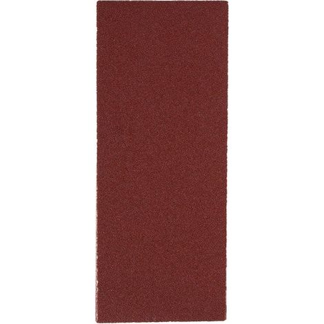 CENTRALE BRICO Lot de 10 patins abrasifs, 115 x 280 mm, grains Assortiment