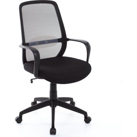 Sedia Ufficio Scrivania Ruote Nero Poltrona con Braccioli Operativa Ergonomica