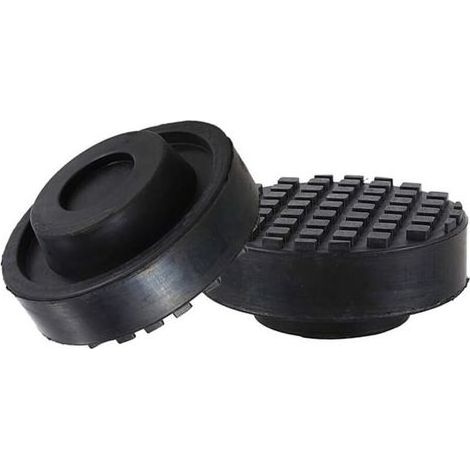Lntyq 2 Pièces Universal Jack Pad en Caoutchouc, Bloc Tampon en Caoutchouc, Accessoire de Voiture pour Cric (1/5)