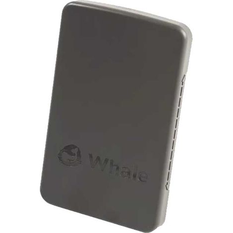 Whale Easi-Slide - Cache pour prises externes, camping-car gris sans clé, camping-car, vanlife