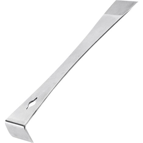 Barre de biche en acier inoxydable, ensemble de grattoirs de levier en acier inoxydable, grattoir à clous en métal de poche, barre plate, outil de grattoir de levier pratique, outil de retrait de cale