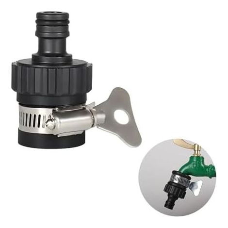 Adattatore universale per rubinetto, tubo flessibile per cucina, bagno, giardino, WC (1/5)