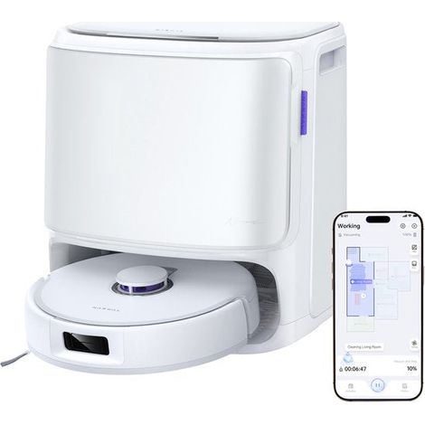 NARWAL Freo X10 Pro - Aspirateur Robot Laveur - 11 000 Pa - Double Flux Anti-Enchevêtrement - Auto-Nettoyage et Séchage (1/5)