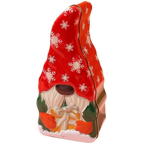 Boîte de Noël en fer-blanc, boîte à bonbons, boîte à biscuits, petite boîte cadeau-20.5X10X7CM