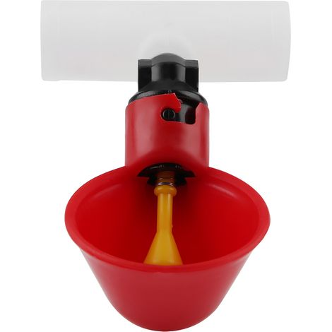 Lot de 5 distributeur eau abreuvement abreuvoir outil pour volaille oiseau poule automatique 20 mm - installation facile (1/5)