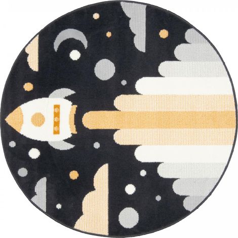 Tapis enfant LYN1 KIDSKY 100x100 Multicolore OEKO-TEX®