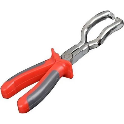 Kraftstoffschlauch-Anschlussklemme – 235 mm – Edelstahl – Rotes Band – Hohe Qualität (1/5)