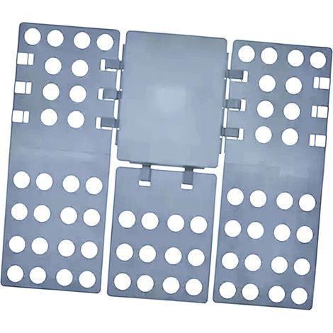 Planche à plier les t-shirts, structure stable et pratique, grise, pour un gain de temps et un confort optimal.
