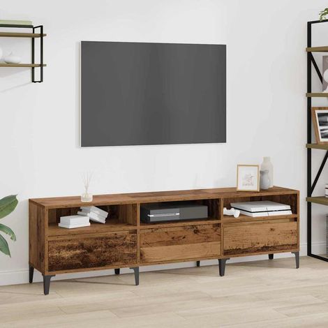vidaXL Mobile TV Legno vecchio 150 x 30 x 44,5 cm (1/5)